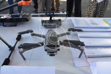 La Policía Local de Telde presentó este viernes su Unidad de Drones (Foto TA)